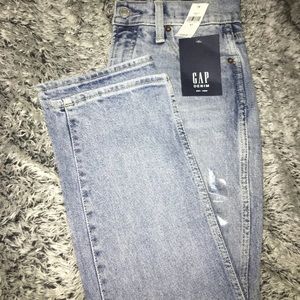 Gap highrise mom jeans slim straight